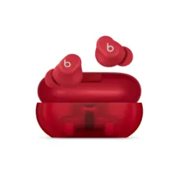 Beats Solo Buds Transparent Red