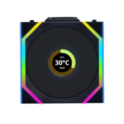 Lian Li UNI Fan SL120 LCD Reverse Blade Pack of 3