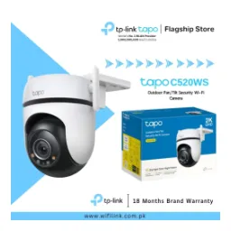 TP-Link Tapo C520WS Wi‑Fi + Ethernet 1 Pack 2K QHD 4MP (2560×1440)