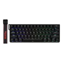 AULA WIN60 HE Max 60% Black Greywood Magnetic