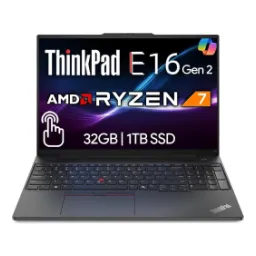 Lenovo ThinkPad E16 Laptop AMD Ryzen 7 7735U AMD Radeon 680M 32GB RAM 1TB