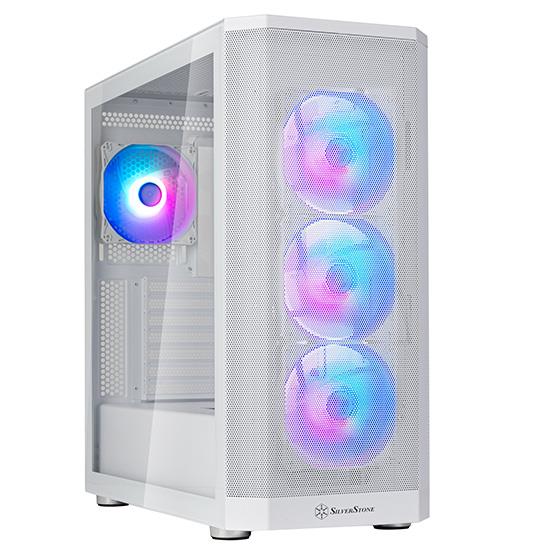 SilverStone Fara 514X ARGB White ATX Mid Tower