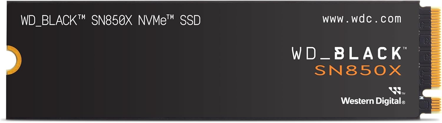 WD Black SN850X NVMe SSD 1TB