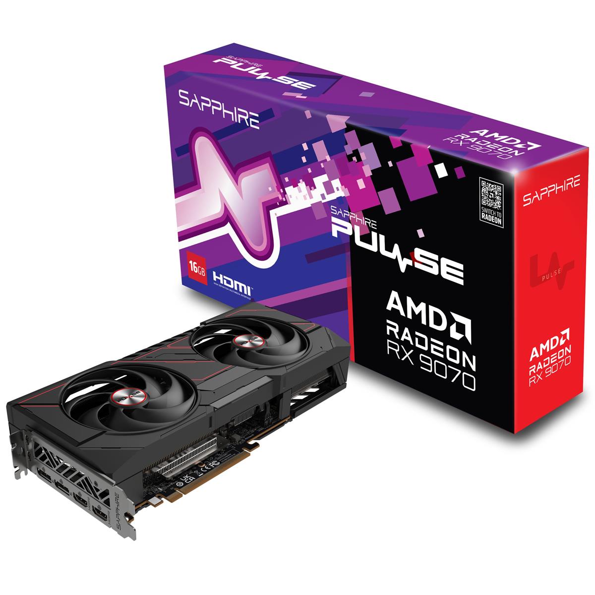 Sapphire AMD Radeon RX 9070 Pulse
