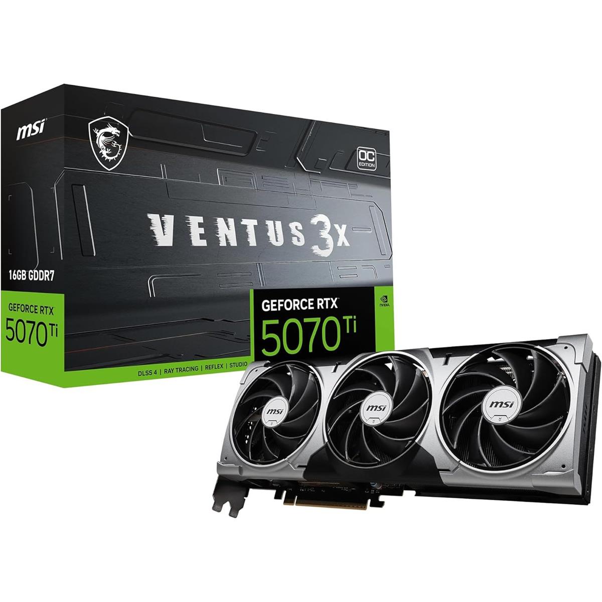 MSI GeForce RTX 5070 Ti Ventus 3X OC