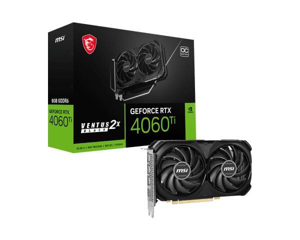 MSI GeForce RTX 4060 Ti Ventus 2x OC Black Edition